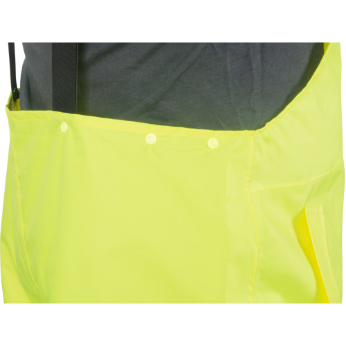 RZ1000 Rain Bib Pants, Polyester, Medium, High Visibility Lime-Yellow Equipment World