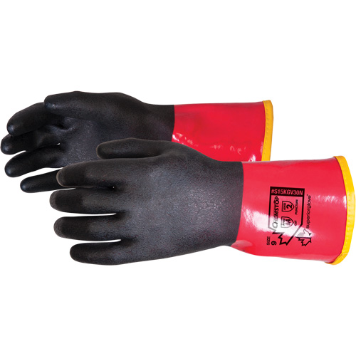 Gants extr&ecirc;mement confortables ChemStop, Taille 7, 12" lo, Nitrile/PVC, 30 mils Equipment World