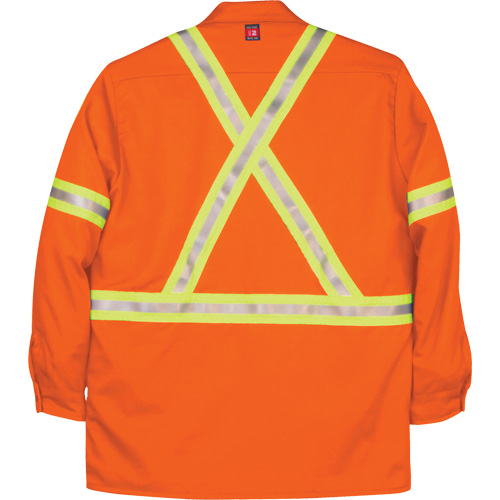 Westex UltraSoft&reg; Industrial Work Shirt, Medium (Tall), Orange Equipment World