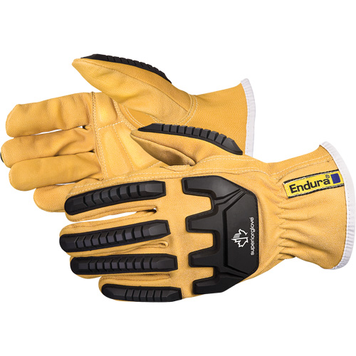 Endura&reg; Anti-Impact Driver's Gloves, Small, Grain Goatskin Palm Equipment World