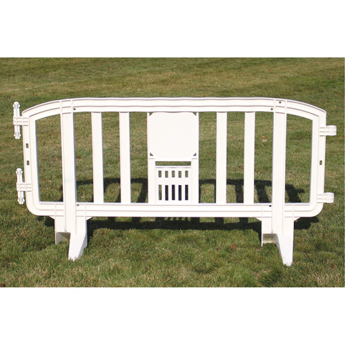 Movit Barricade, Interlocking, 78" L x 39" H, White Equipment World
