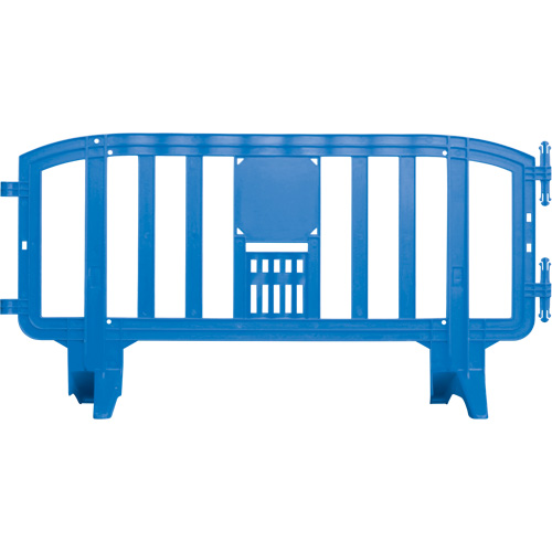 Movit Barricade, Interlocking, 78" L x 39" H, Blue Equipment World