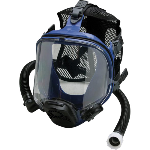 Full-Face Supplied Air Respirator, Silicone, One Size Equipment World
