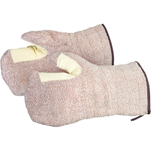 CoolGrip&reg; Baker's Mitts, Terry Cloth, Large, Protects Up To 446° F (230° C) Equipment World