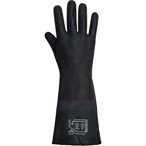 SolvStop Heady-Duty Chemical & Heat-Resistant Gloves, Neoprene, 8, Protects Up To 392° F (200° C) Equipment World