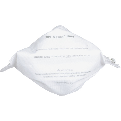 VFlex Healthcare Particulate Respirator and Surgical Mask, N95, NIOSH Certified Equipment World