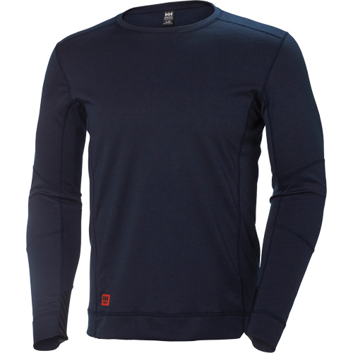 Lifa&reg; Max Moisture-Wicking Crewneck Undershirt, Men's, X-Small, Navy Blue Equipment World