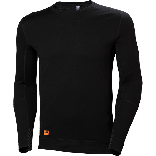 Lifa&reg; Max Moisture-Wicking Crewneck Undershirt, Men's, 2X-Large, Black Equipment World