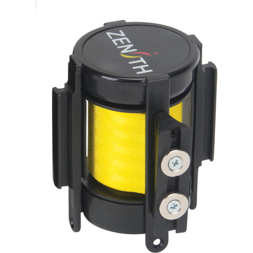 Cassette de ruban magn&eacute;tique pour barri&egrave;re de contr&ocirc;le des foules personnalis&eacute;e, 7', Ruban Jaune Equipment World