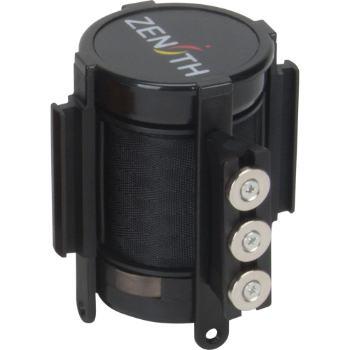 Cassette de ruban magn&eacute;tique pour barri&egrave;re de contr&ocirc;le des foules personnalis&eacute;e, 12', Ruban Noir Equipment World