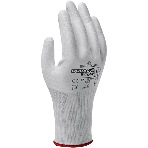 546W Cut Resistant Gloves, Size 6/Small, 13 Gauge, Polyurethane Coated, HPPE Shell, ANSI/ISEA 105 Level 3/EN 388 Level C Equipment World