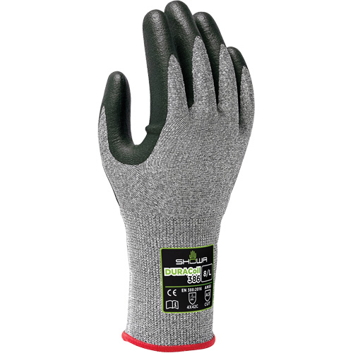 Gants r&eacute;sistants aux coupures 386, Taille 6/Petit, Calibre 13, Rev&ecirc;tement Nitrile, Enveloppe en PEHP, ANSI/ISEA 105 niveau 3/EN 388 niveau C Equipment World