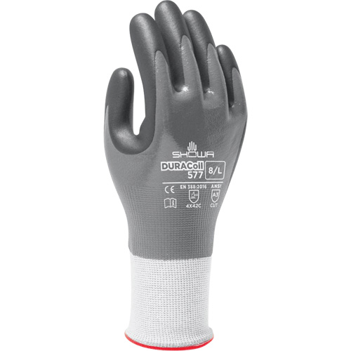 577 Cut Resistant Gloves, Size 6/Small, 13 Gauge, Foam Nitrile Coated, HPPE Shell, ANSI/ISEA 105 Level 3/EN 388 Level C Equipment World