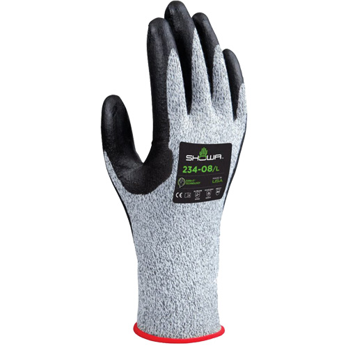 Gants r&eacute;sistants aux coupures 234, Taille 6/Petit, Calibre 15, Rev&ecirc;tement Mousse de nitrile, Enveloppe en PEHP, ANSI/ISEA 105 niveau 4/EN 388 niveau D Equipment World