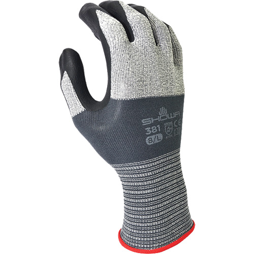 381 Series Coated Gloves, 6/Small, Foam Nitrile Coating, 13 Gauge, Polyester Shell Equipment World