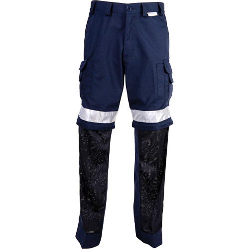 High Visibility Pants, Poly-Cotton, 32, Navy Blue Equipment World