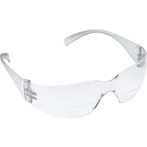 Lunettes de s&eacute;curit&eacute; Virtua avec verres de lecture, Antibu&eacute;e, Transparent, Dioptrie 2,5 Equipment World