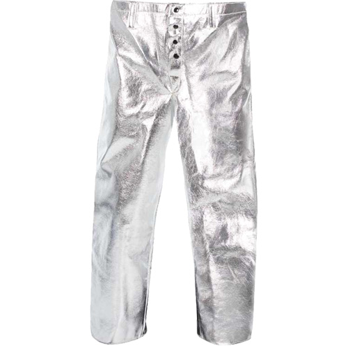Heat Resistant Pants with Fly, 28, Aluminized Kevlar&reg; Equipment World