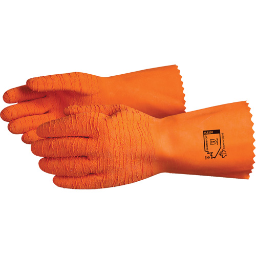 Chemstop Chemical Resistant Gloves, Size 8, 12" L, Latex, Cotton Jersey Inner Lining Equipment World