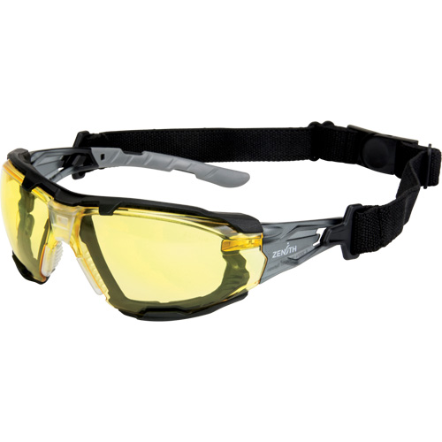 Lunettes de s&eacute;curit&eacute; s&eacute;rie Z2900 avec joint en mousse, Lentille Ambr&eacute;e, Anti-&eacute;gratignures, ANSI Z87+/R&eacute;pond ou surpasse la norme CSA Z94.3 Equipment World