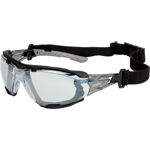 Z2900 Series Safety Glasses with Foam Gasket, Indoor/Outdoor Mirror Lens, Anti-Scratch, ANSI Z87+/Meets/Exceeds CSA Z94.3 Equipment World