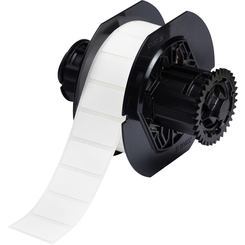 B33 Polyamide Coated Cloth Labels, Nylon, 1.5" L x 0.75" H, White Equipment World