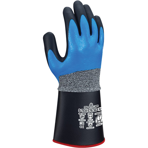 Gants r&eacute;sistants aux coupures S-Tex 3756SC, Taille Moyen/7, Calibre 13, Rev&ecirc;tement Nitrile/Mousse de nitrile, Enveloppe en Hagane Coil, ASTM ANSI niveau A4/EN 388 niveau D Equipment World