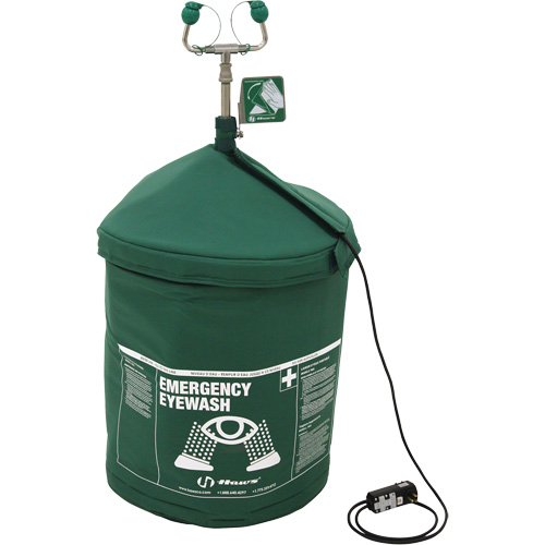 Portable Tempered Emergency Eyewash, Pressurized, 15 gal. Capacity, Meets ANSI Z358.1 Equipment World