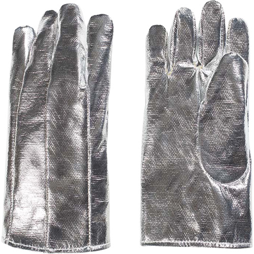 Gants r&eacute;sistants &agrave; la chaleur, Aluminis&eacute;/Kevlar, Taille unique, Prot&egrave;ge jusqu'&agrave; 800° F (426.66° C) Equipment World