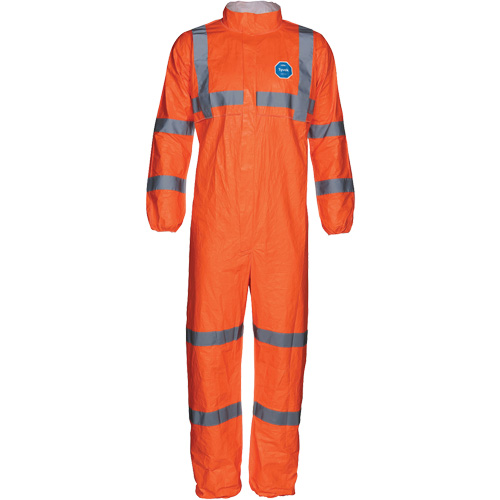 HV High Visibility Coveralls with Collar, Small, Orange, Tyvek&reg; 500 Equipment World
