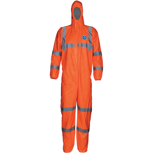 HV High Visibility Coveralls with Hood, Small, Orange, Tyvek&reg; 500 Equipment World