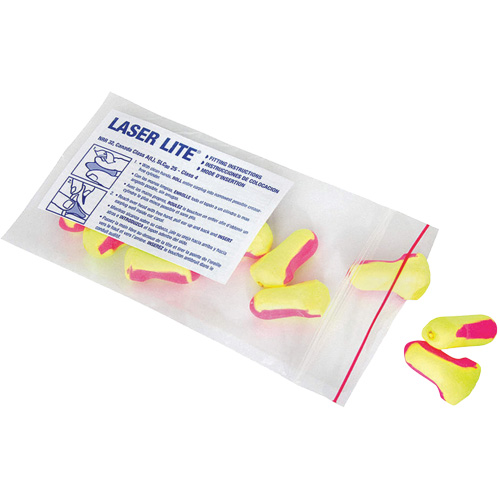 Howard Leight Laser Lite&reg; Single-Use Earplugs, Bulk - Polybag Equipment World