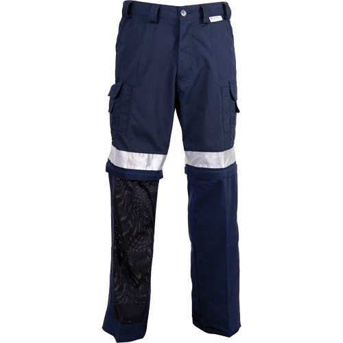 All-Season High Visibility Ventilated Pants, Poly-Cotton, 36, Navy Blue Equipment World