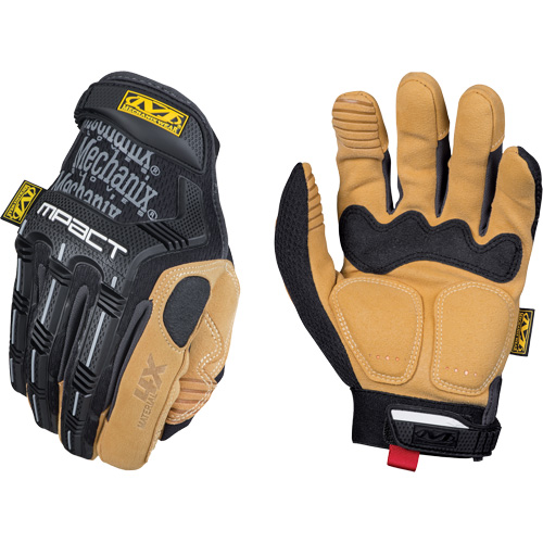 Material4X&reg; M-Pact&reg; Impact Gloves, 8, Synthetic Palm, Hook & Loop Cuff Equipment World