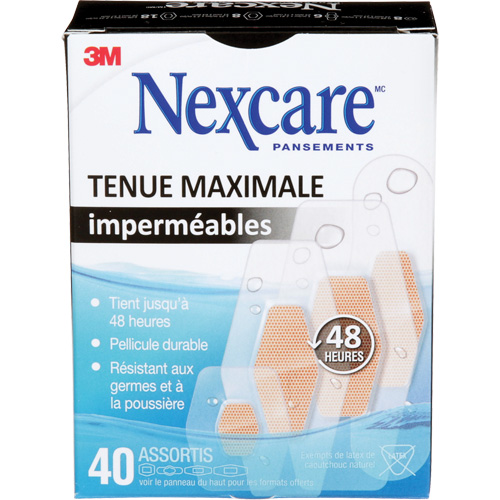 Nexcare Max-Hold Waterproof Bandages, Assorted, Plastic, Sterile Equipment World