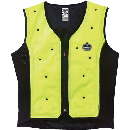 Chill-Its&reg; 6685 Dry Cooling Vest, 4X-Large, High Visibility Lime-Yellow Equipment World