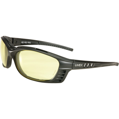 Uvex&reg; Livewire Safety Glasses with HydroShield Lenses, Amber Lens, Anti-Fog, ANSI Z87+/Meets/Exceeds CSA Z94.3 Equipment World