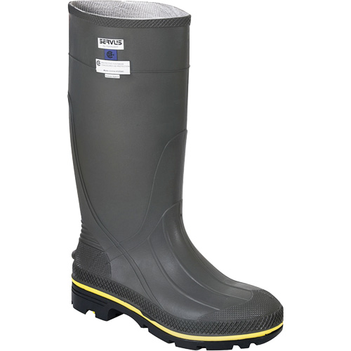 Bottes de s&eacute;curit&eacute; Pro, PVC, Embout Acier, Pointure 5 Equipment World