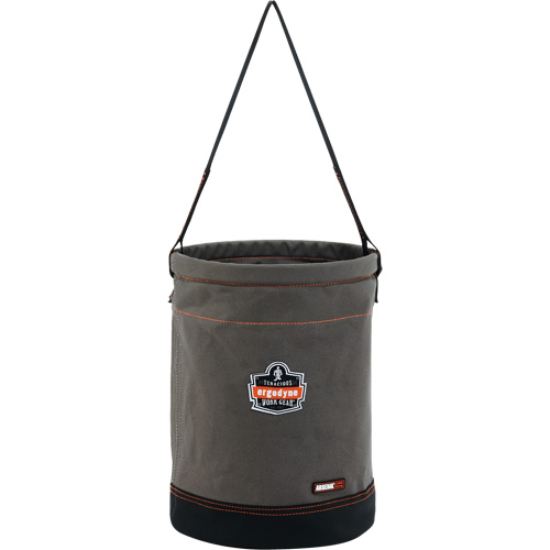 Arsenal&reg; 5930 Web Handle Hoist Bucket, Canvas, 12.5" Dia. x 17" H, 150 lbs. Load Rating Equipment World
