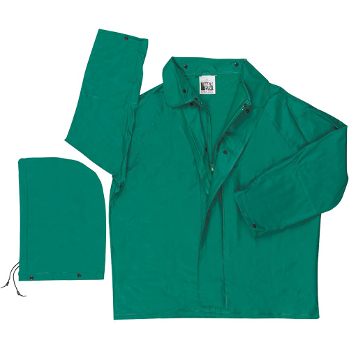 Imperm&eacute;able avec limite dinflammabilit&eacute; Dominator, Polyester/PVC, Moyen, Vert Equipment World