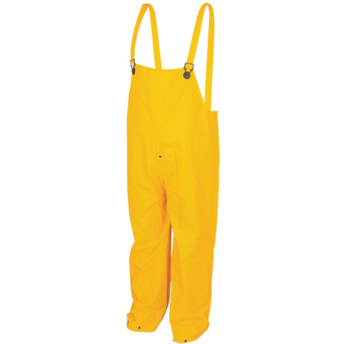 Classic Series Bib Rain Pants, Large, Polyester/PVC, Yellow Equipment World