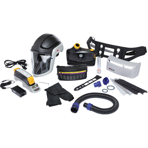 Versaflo TR Series Heavy Industry PAPR Kit, Hard Hat & Faceshield, Lithium-Ion Battery Equipment World