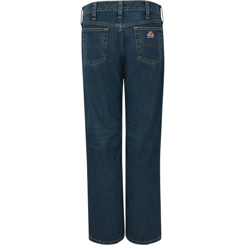 Jeans pour hommes &agrave; coupe droite &eacute;lastique, Tour de taille 32 Equipment World