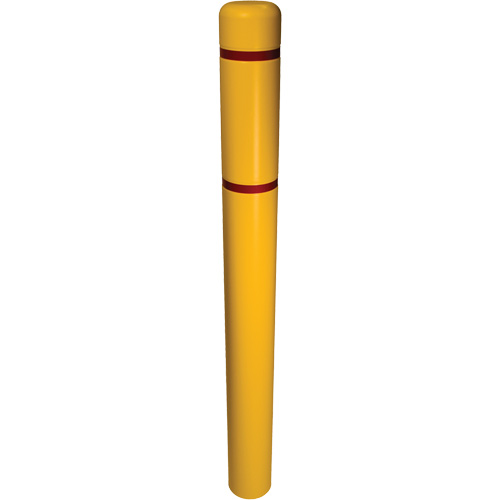 Bollard Cover, 6" Dia. x 52" L, Yellow Equipment World