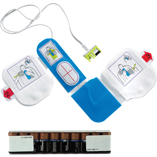 Ensemble de bloc-pile & CPR-D-Padz, Zoll AED Plus Pour, Classe 4 Equipment World