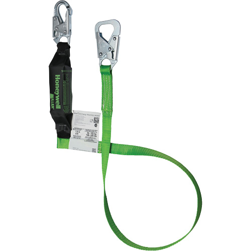 Miller&reg; BackBiter&reg; Tie-Back Lanyard, 6', Locking Snap Hook Center, Locking Snap Hook Leg Ends, Nylon/Polyester Equipment World