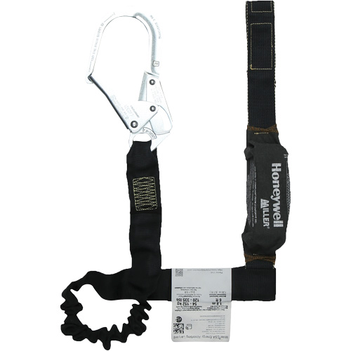 Miller&reg; Arc-Rated Shock-Absorbing Lanyard, 6', Scaffold Hook Center, Choke-Off Loop Leg Ends, Kevlar&reg; Equipment World
