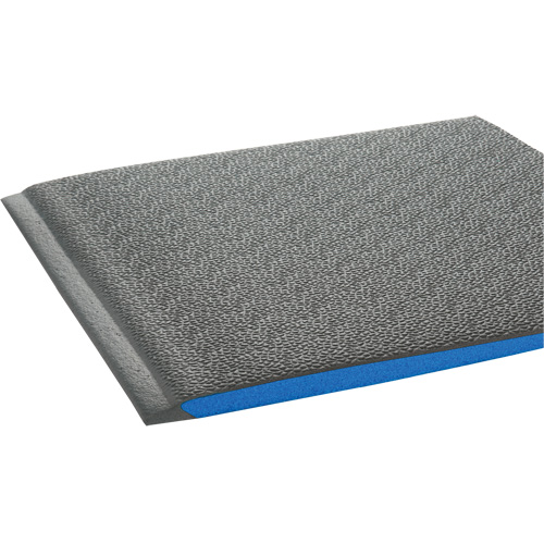 Tapis ergonomiques Wear-Bond Comfort-King, Rugueux, 3' x 5' x 9/16", Gris, Mousse de vinyle Equipment World