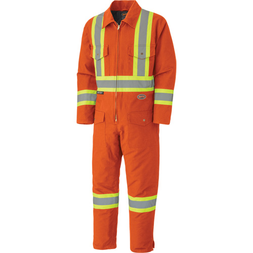 5540A Quilted Coveralls, 2X-Large, Orange Equipment World