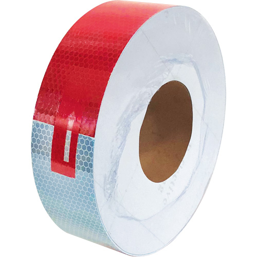 Conspicuity Tape, 2" W x 150' L, Red & White Equipment World